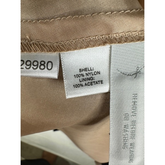 Ann Taylor LOFT Women's Strapless Lace Ribbon Black Tan Dress‎ Size 6 Floral - Picture 7 of 7